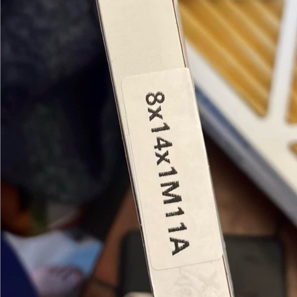 Yellow Air Filter with White Frame - Picture 2 of 2